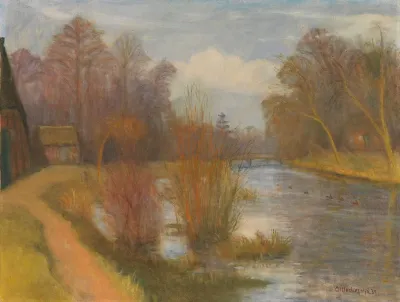 Vorfruhling An Der Schleuse