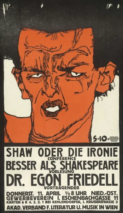 Vorlesung Dr Egon Friedell Shaw Oder Die Ironie