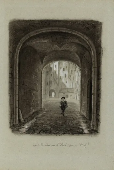 Voute Du Charnier Saint Paul Passage Saint Paul 4eme Arrondissement