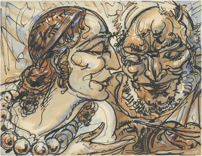 Vrouw En Man Portret