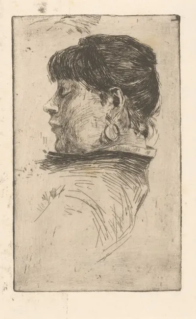 Vrouw En Profil