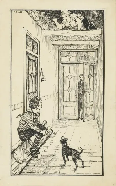 Vrouw Maakt Een Vuist Naar Een Jongen
