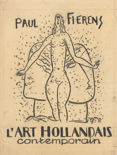 Vrouwelijk Naakt Met Stippen Paul Fierens Lart Hollandais Contemporain