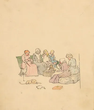 Vrouwen En Kinderen Eten Pruimen