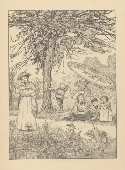 Vrouwen En Kinderen In Een Park 2