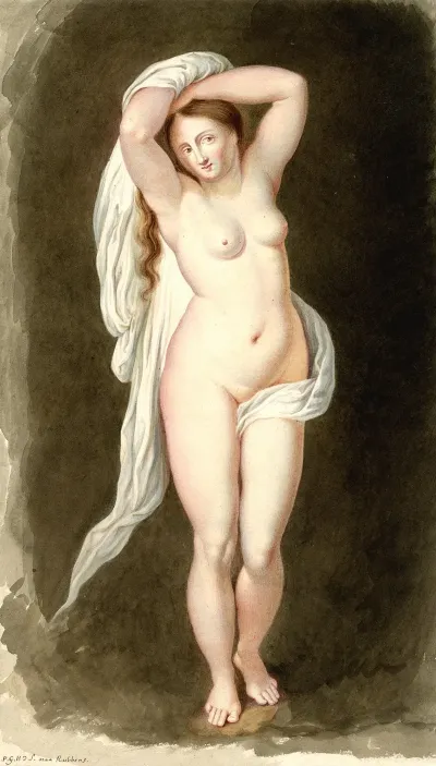 Vrouwenfiguur Uit Rubens Het Oordeel Van Paris