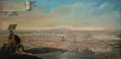 Vue Cavaliere De Paris Avec Le Portrait Equestre De Pepin Des Essarts