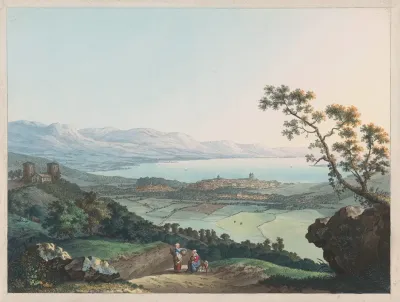 Vue De Geneve Pris Depuis Saconex En Savoie 2