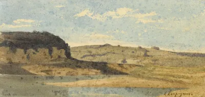 Vue De La Campagne Romaine