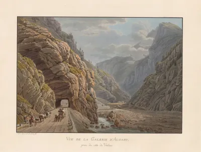 Vue De La Galerie Dalgaby Prise Du Cote Du Vallais