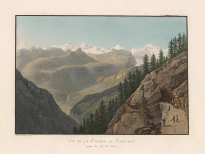Vue De La Galerie De Schalbet Prise Du Cote De Litalie