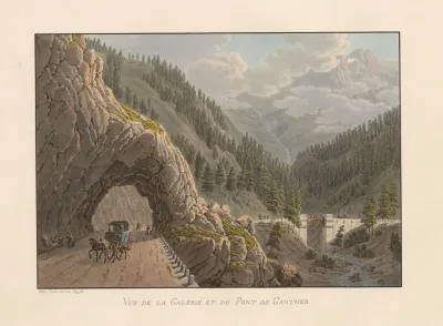 Vue De La Galerie Et Du Pont De Ganther