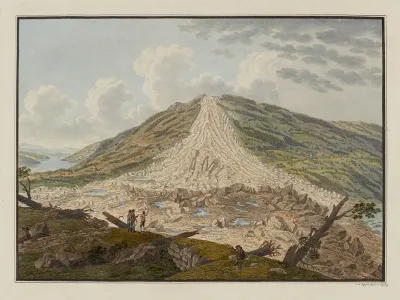 Vue De La Montagne Du Spitzebuhl Au Canton De Schwitz