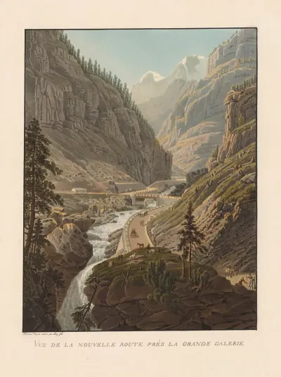Vue De La Nouvelle Route Pres La Grande Galerie