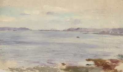 Vue De La Rade De Brest Depuis La Plage De Plougastel Daoulas