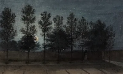 Vue De La Rue Lakanal Au Grand Montrouge En 1889 Effet De Lune