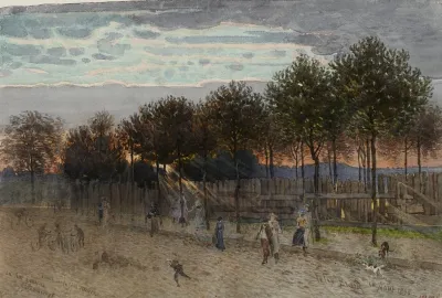 Vue De La Rue Lakanal Au Grand Montrouge