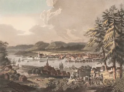 Vue De La Ville De Christiania