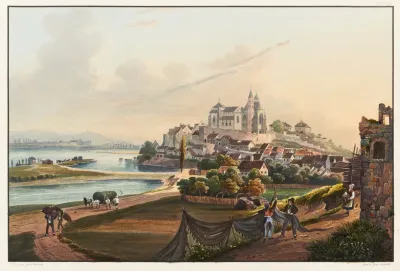 Vue De La Ville Du Vieux Breisach