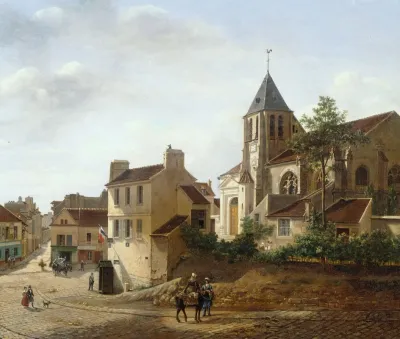 Vue De Leglise Saint Germain De Charonne