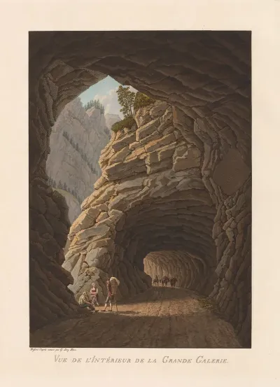 Vue De Linterieur De La Grande Galerie