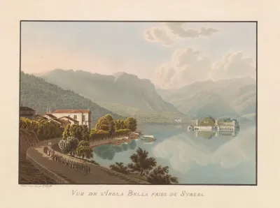 Vue De Lisola Bella Prise De Stresa