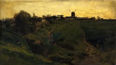 Vue De Montmartre Versant Nord Ouest