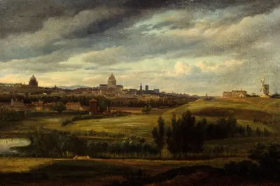 Vue De Paris Prise Des Hauteurs De Gentilly