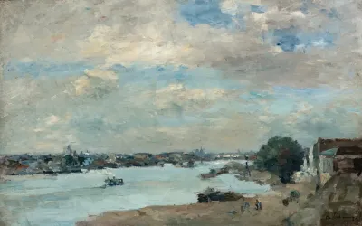 Vue De Paris Quai De La Rapee Bercy