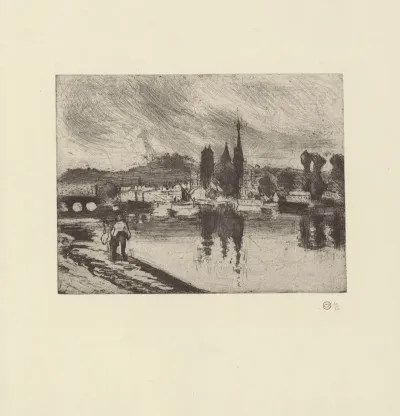 Vue De Rouen Cours La Reine 2