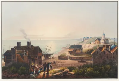 Vue De Scheweningen Vers Les Bains De Mer