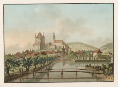 Vue De Thun Du Cote Du Midi