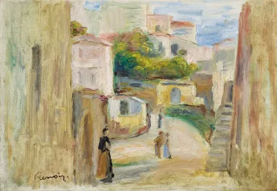 Vue De Village Route A Cagnes