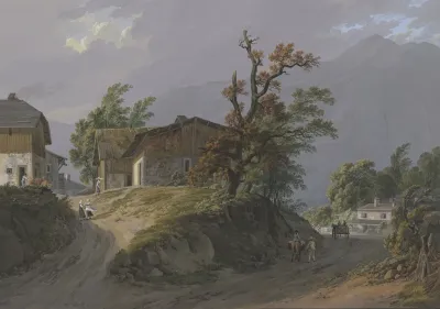Vue De Viu En Salas Et Du Mole