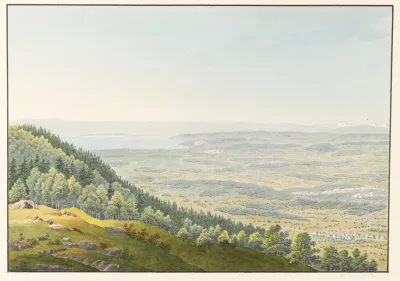Vue Depuis Le Pavillon Cote Diverdon A Vernand