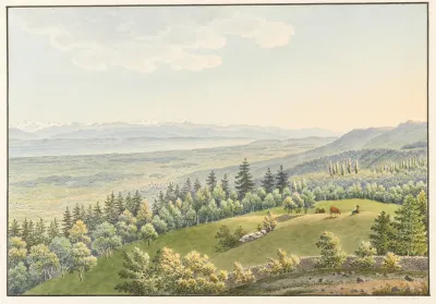 Vue Depuis Le Pavillon Du Champ Du Mont