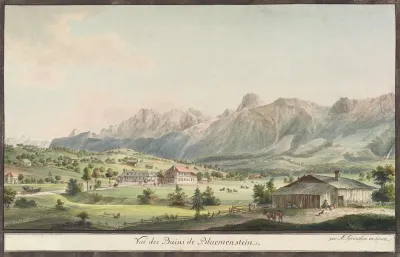 Vue Des Bains De Bluemenstein