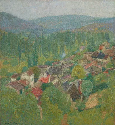 Vue Des Toits De Labastide Du Vert En Ete 2