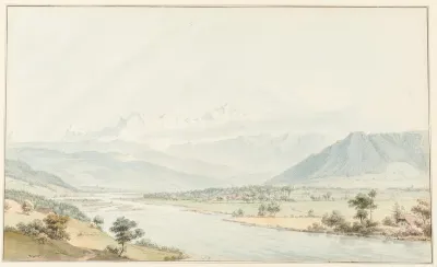 Vue Dessinee A Mouri Pres De Berne