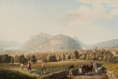 Vue Du Bourg De Schwitz