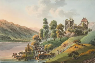 Vue Du Chateau De Ringenberg Au Lac De Brienz 2