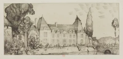 Vue Du Chateau De Villaines
