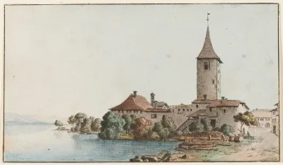Vue Du Chateau Douchy Pres De Lausanne