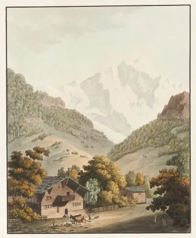 Vue Du Jungfrau Horn Pic De La Vierge
