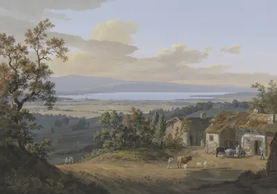 Vue Du Lac De Geneve