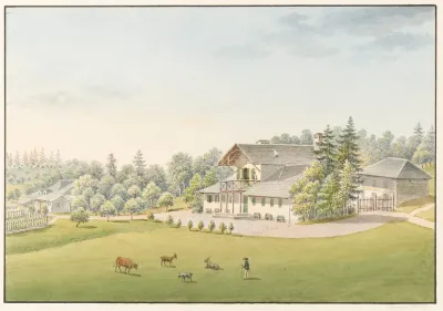 Vue Du Nouveau Chalet De Vernand