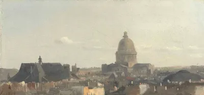 Vue Du Pantheon A Paris View Of The Pantheon Paris