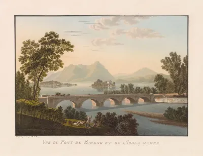 Vue Du Pont De Baveno Et De Lisola Madre