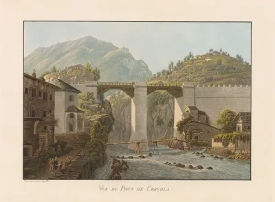 Vue Du Pont De Crevola