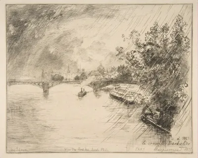 Vue Du Pont Des Saints Peres